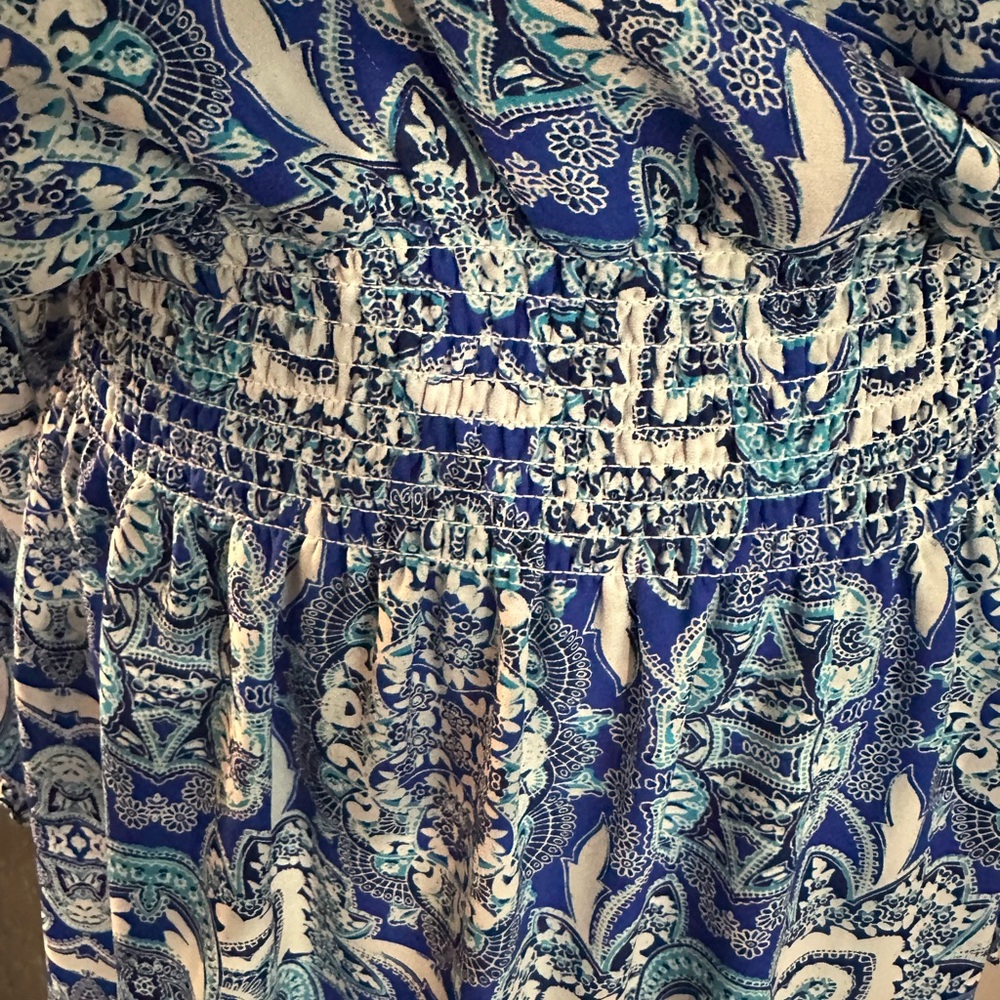 PARKER Silk Paisley Boho Printed Dress - Picture 4 of 9